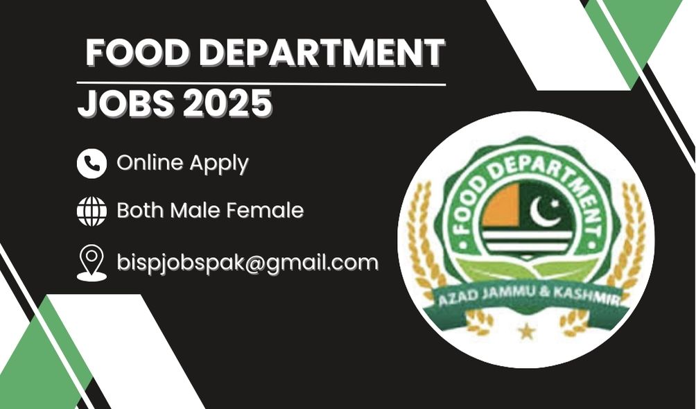 Join Food department Jobs 2025