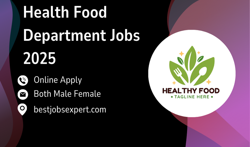 Health Food Department Jobs