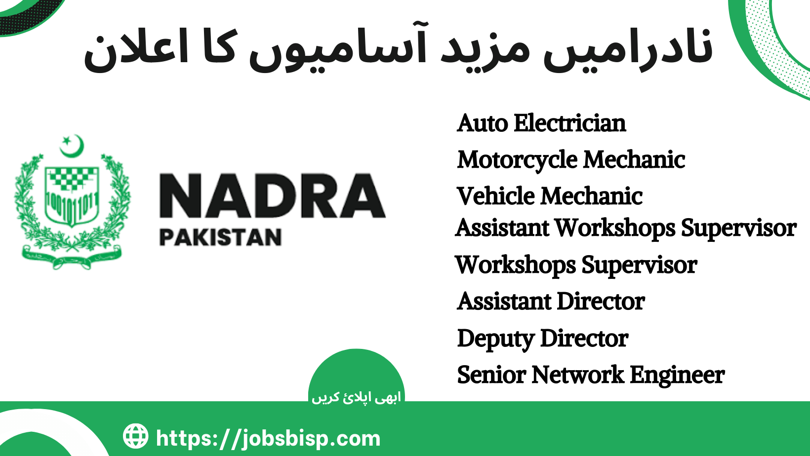 latest nadra jobs