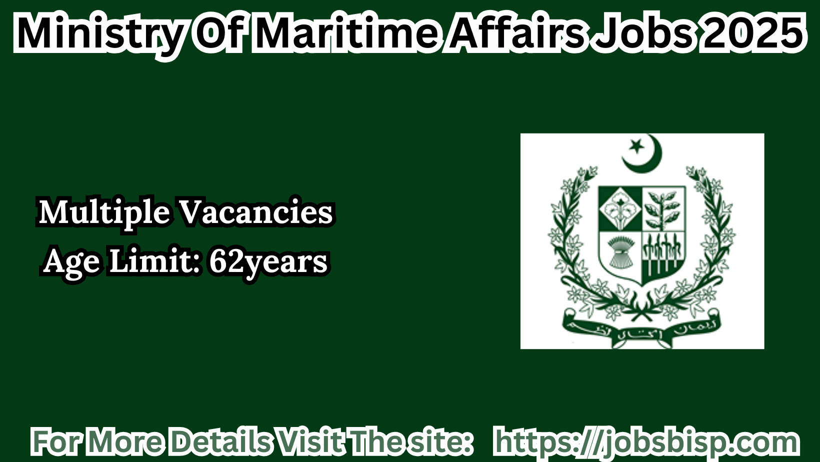 ministry of maritime affairs jobs