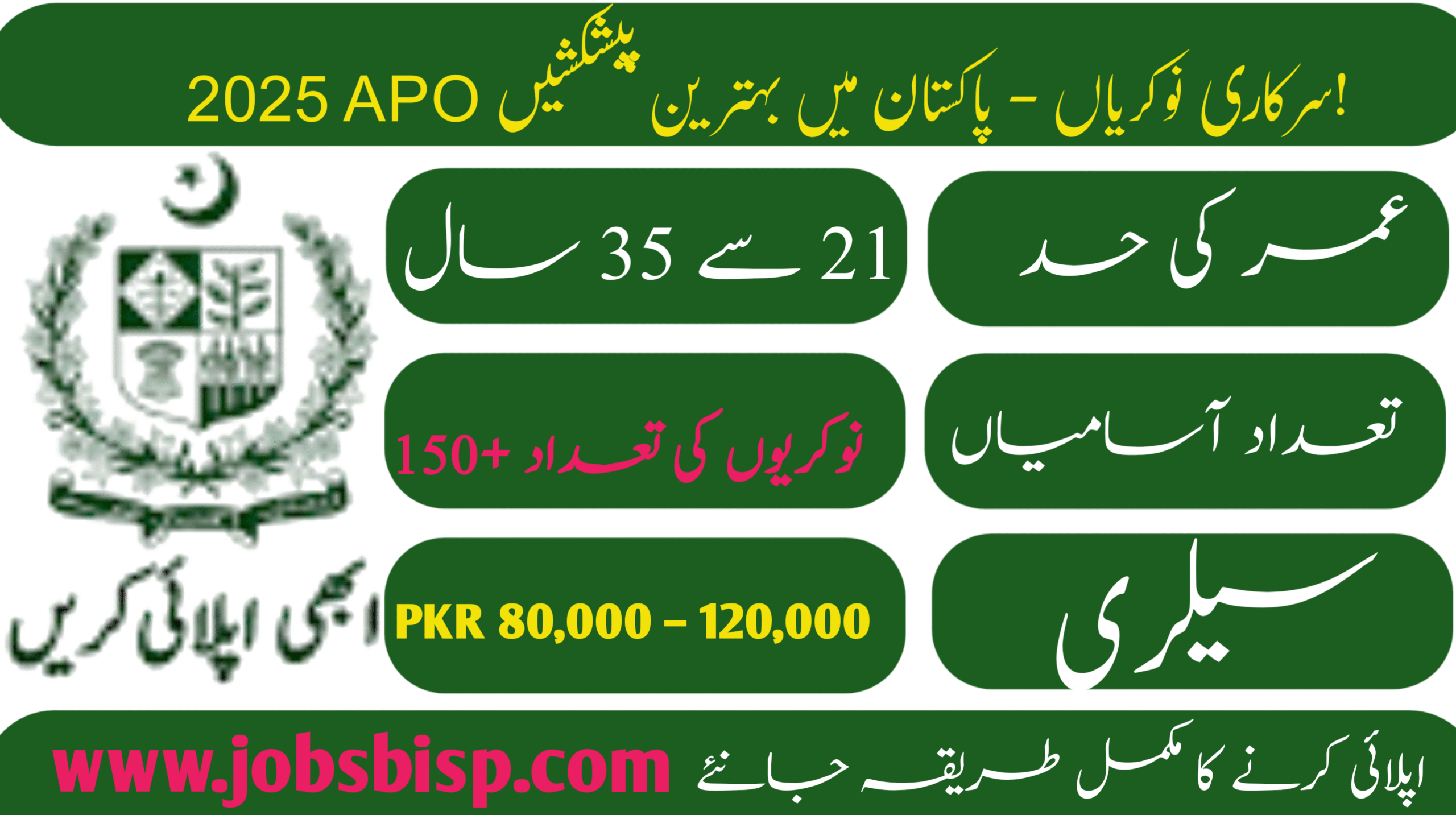2025 APO Govt Jobs – Best Offers in Pakistan!